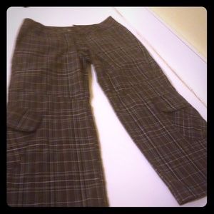 Hurley plaid cargo capris
